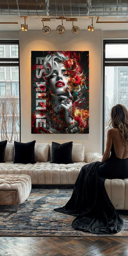 Art Print BogARTai - Crimson Muse