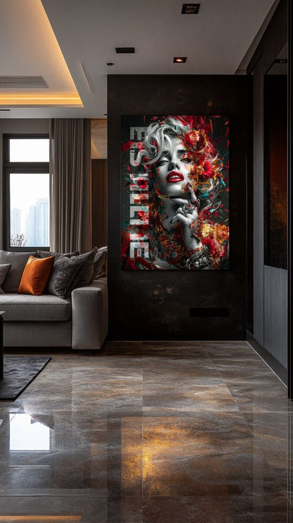 Art Print BogARTai - Crimson Muse