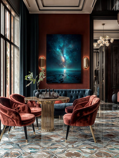 Art Print SpaAIce - Skyline Serenade