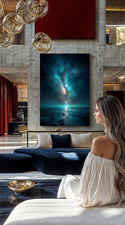 Art Print SpaAIce - Skyline Serenade