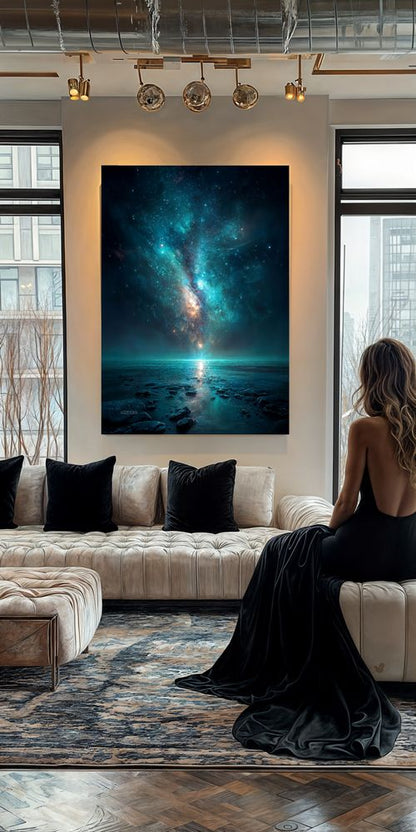 Art Print SpaAIce - Skyline Serenade