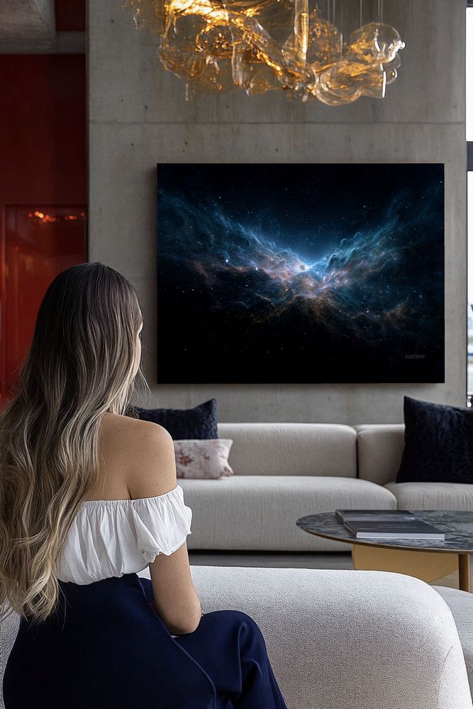 Art Print SpaAIce - Sky High, Fly Higher