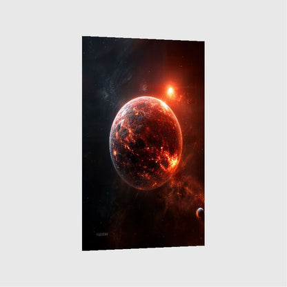 Art Print SpaAIce - Fire Meteor