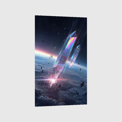 Art Print SpaAIce - Crystalfall