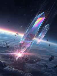 Art Print SpaAIce - Crystalfall
