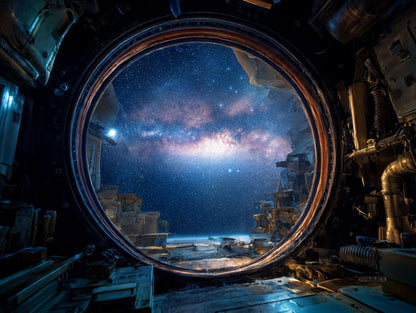 Art Print SpaAIce - The Arrival to Hidden Planet