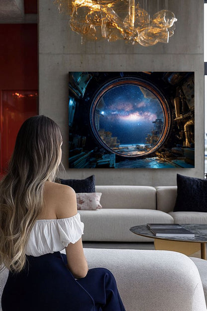 Art Print SpaAIce - The Arrival to Hidden Planet