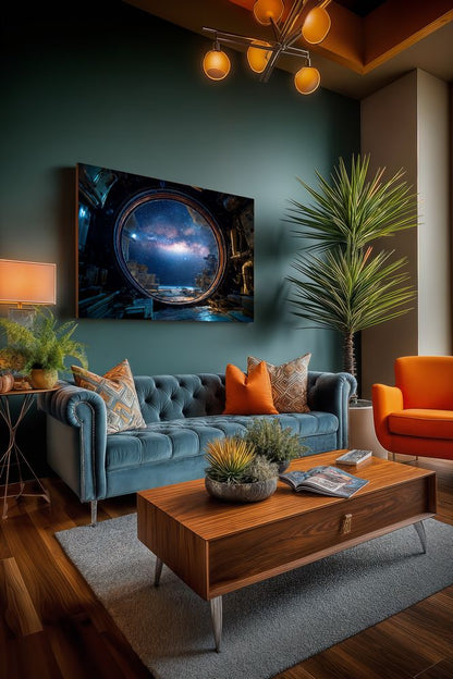 Art Print SpaAIce - The Arrival to Hidden Planet