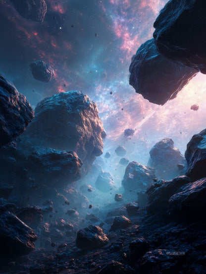 Art Print SpaAIce - When Mountains Rain