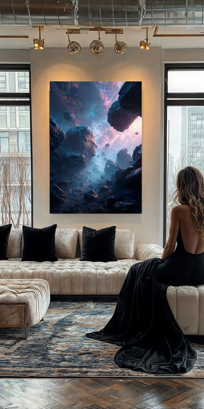 Art Print SpaAIce - When Mountains Rain