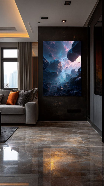 Art Print SpaAIce - When Mountains Rain