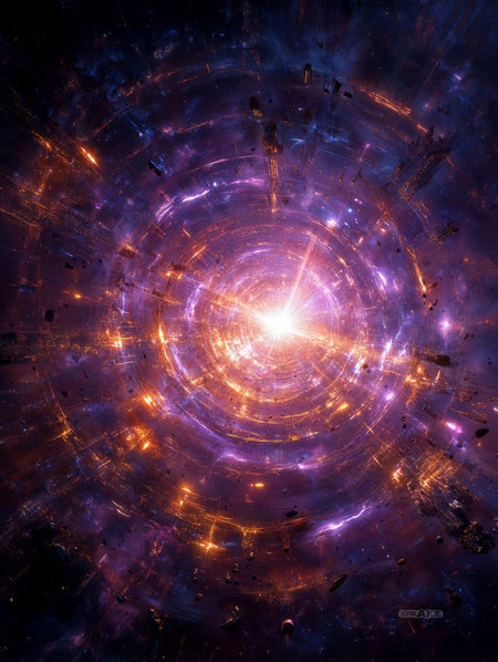 Art Print SpaAIce - Collision of Light