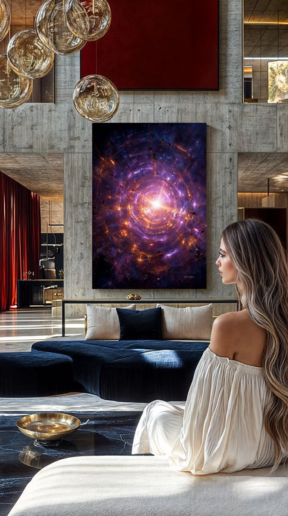 Art Print SpaAIce - Collision of Light