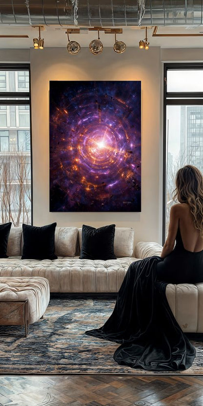 Art Print SpaAIce - Collision of Light