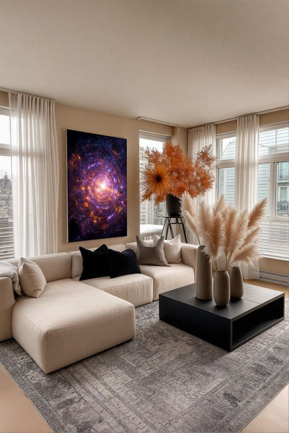 Art Print SpaAIce - Collision of Light