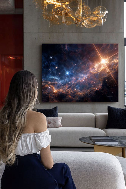Art Print SpaAIce - Celestial Symphony