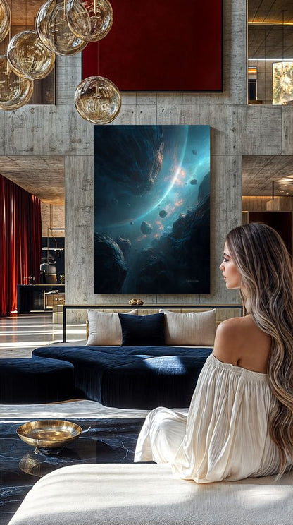 Art Print SpaAIce - Echoes of the Infinite