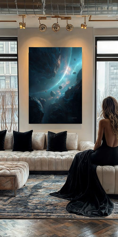 Art Print SpaAIce - Echoes of the Infinite
