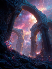 Art Print SpaAIce - Starlight Veins