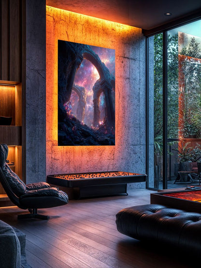 Art Print SpaAIce - Starlight Veins