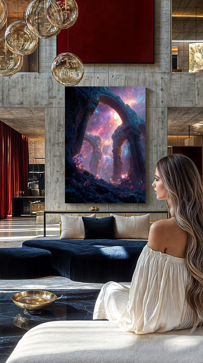 Art Print SpaAIce - Starlight Veins