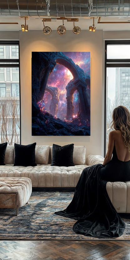 Art Print SpaAIce - Starlight Veins
