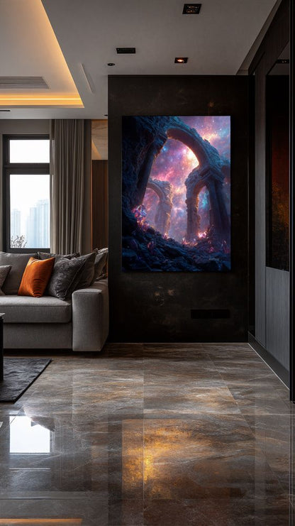 Art Print SpaAIce - Starlight Veins