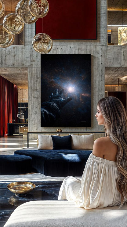 Art Print SpaAIce - Where Light is Born