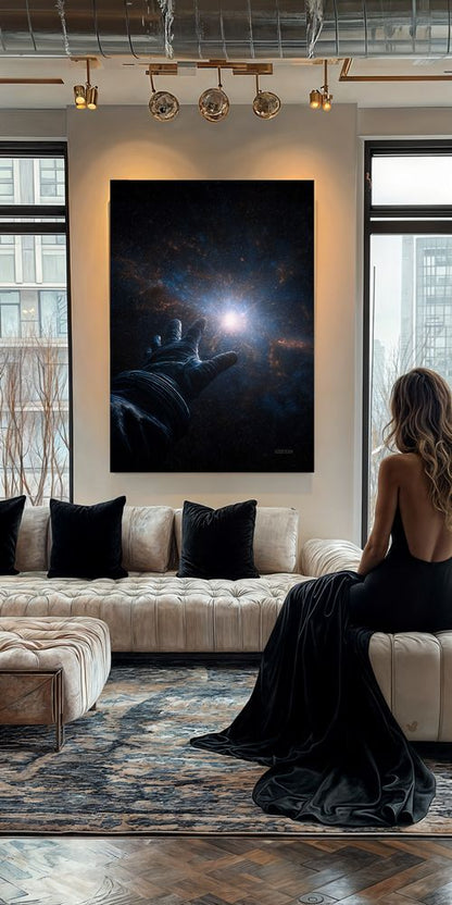 Art Print SpaAIce - Where Light is Born