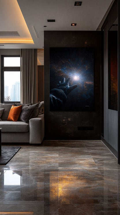 Art Print SpaAIce - Where Light is Born