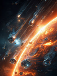 Art Print SpaAIce - Galactic Dawn
