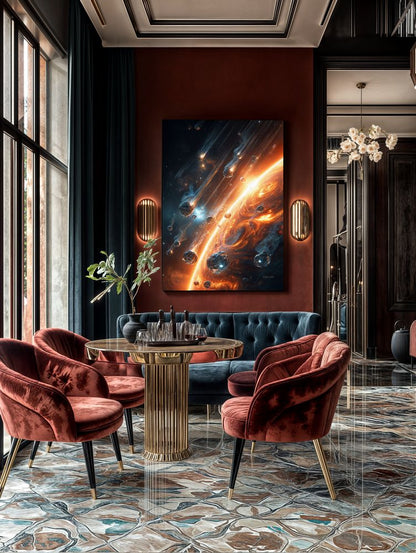 Art Print SpaAIce - Galactic Dawn