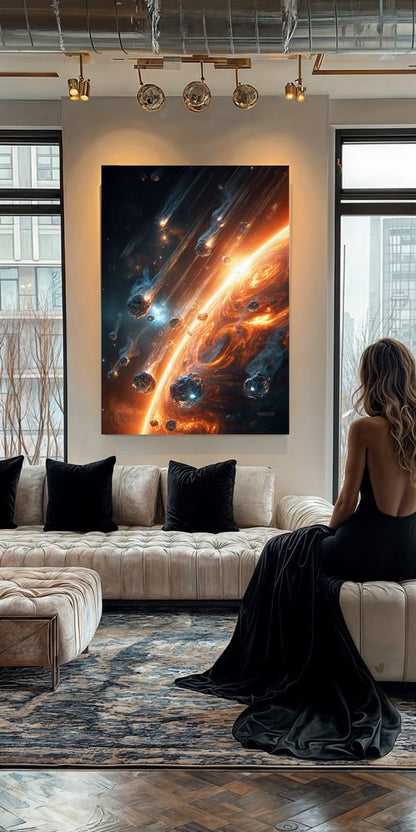 Art Print SpaAIce - Galactic Dawn