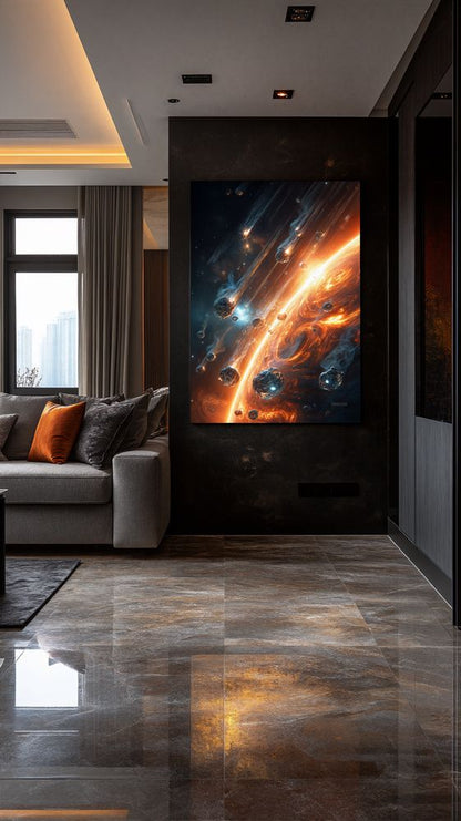 Art Print SpaAIce - Galactic Dawn