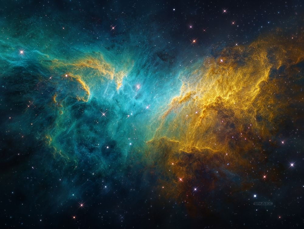 Art Print SpaAIce - Beyond the Nebula