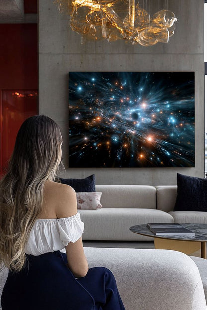 Art Print SpaAIce - The Starforged Horizon