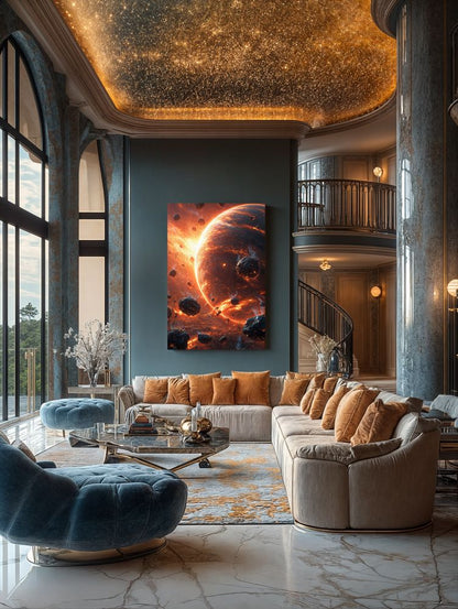 Art Print SpaAIce - Voyage to the Luminous Edge
