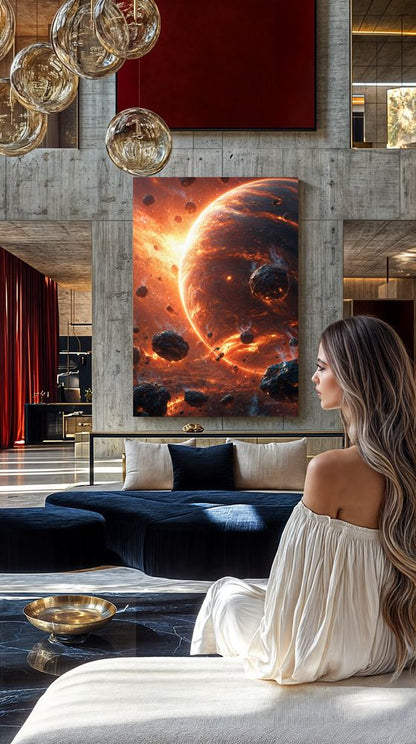 Art Print SpaAIce - Voyage to the Luminous Edge