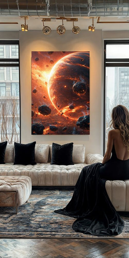 Art Print SpaAIce - Voyage to the Luminous Edge