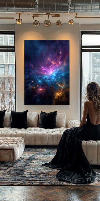 Art Print SpaAIce - Mapping the Cosmic Web