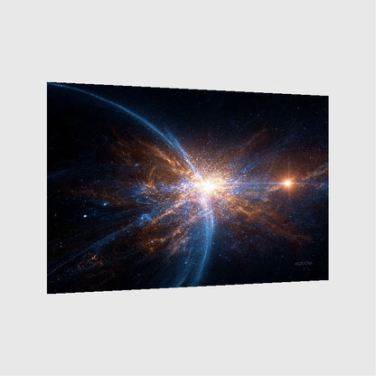 Art Print SpaAIce - Light Years and Dust Clouds