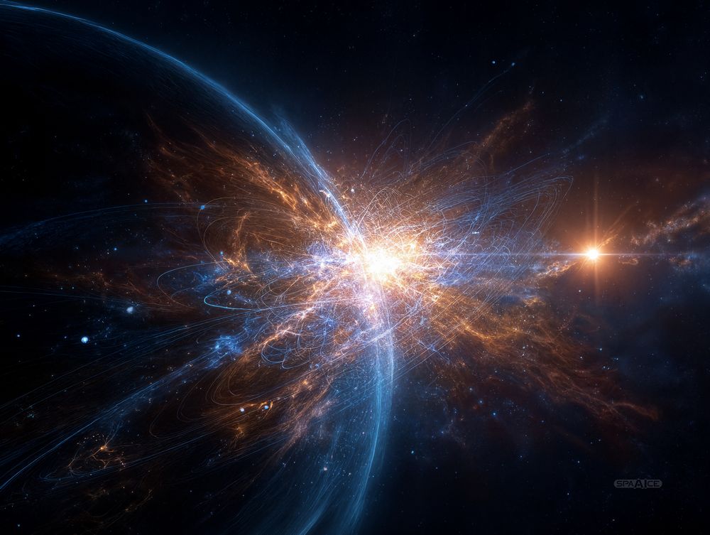 Art Print SpaAIce - Light Years and Dust Clouds