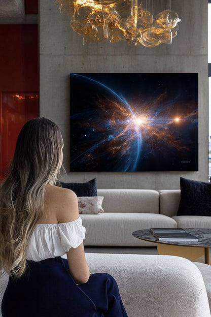 Art Print SpaAIce - Light Years and Dust Clouds