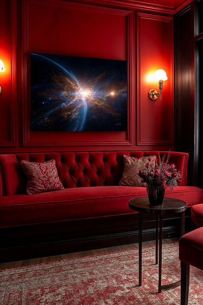 Art Print SpaAIce - Light Years and Dust Clouds