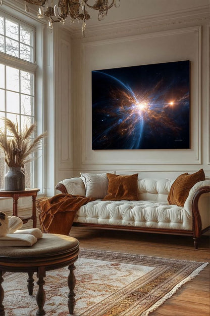 Art Print SpaAIce - Light Years and Dust Clouds