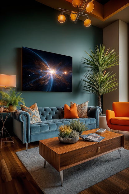 Art Print SpaAIce - Light Years and Dust Clouds