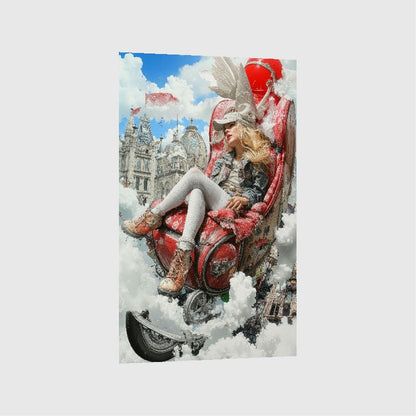 Art Print Alex Bush AI - High Above, Deep Within