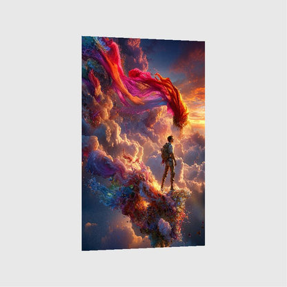 Art Print Alex Bush AI - The Last Island in the Sky