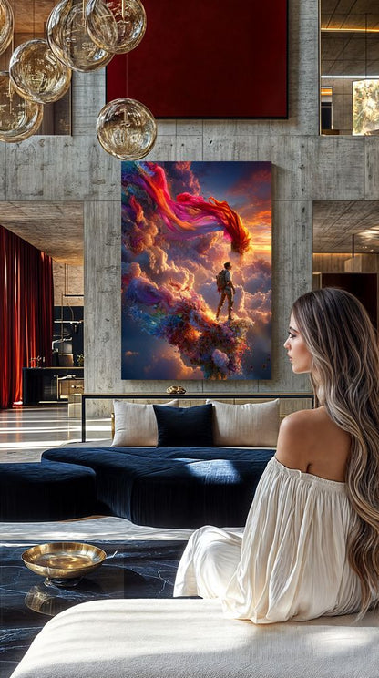 Art Print Alex Bush AI - The Last Island in the Sky