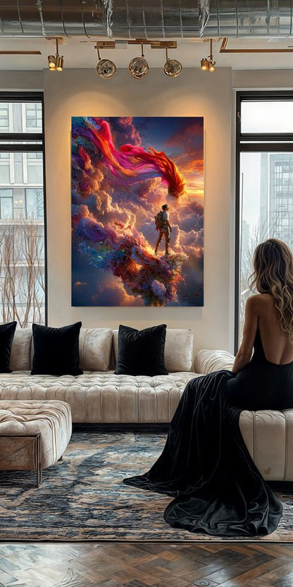 Art Print Alex Bush AI - The Last Island in the Sky